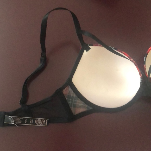 VS Very sexy plaid lace push up bra 32C - Picture 7 of 8